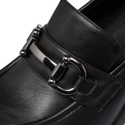 New Mocassini neri da donna con tacco Donna Mocassini Donna