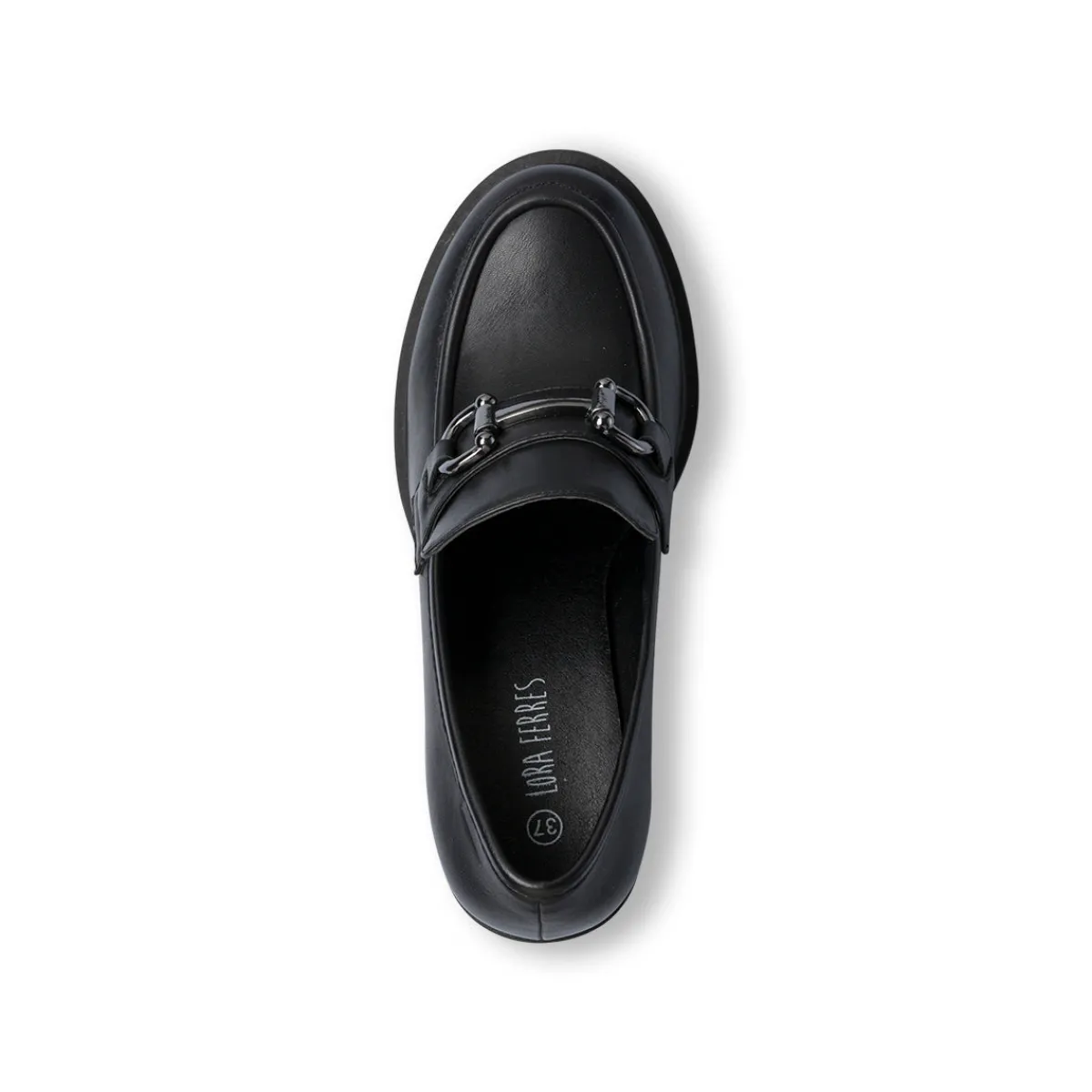 New Mocassini neri da donna con tacco Donna Mocassini Donna