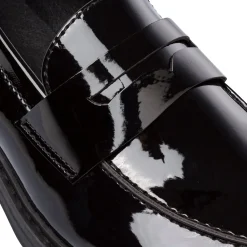 Best Mocassini neri da Donna effetto lucido Donna Mocassini Donna