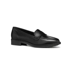 New Mocassini neri da Donna in pelle con suola traspirante Donna Mocassini Donna