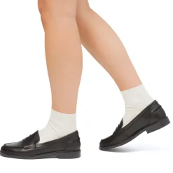 New Mocassini neri da donna in pelle Donna Mocassini Donna