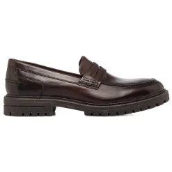 Online Mocassini Penny Loafer Marroni da Uomo in pelle Uomo Look Marrone Uomo 👞|Mocassini Uomo