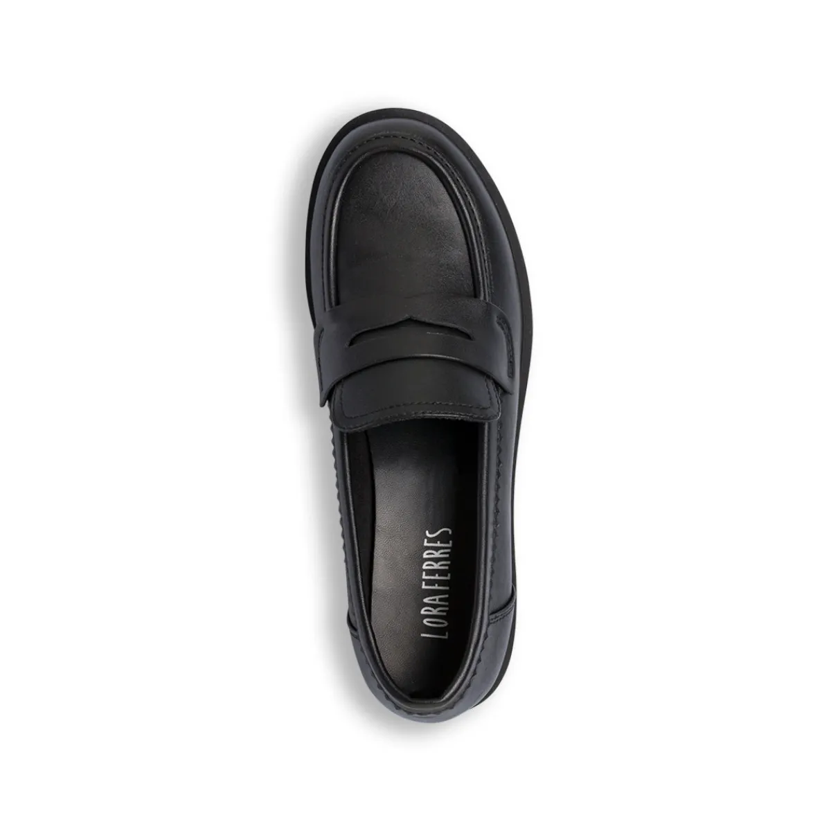 Mocassini penny loafer neri da Donna Donna Mocassini Donna