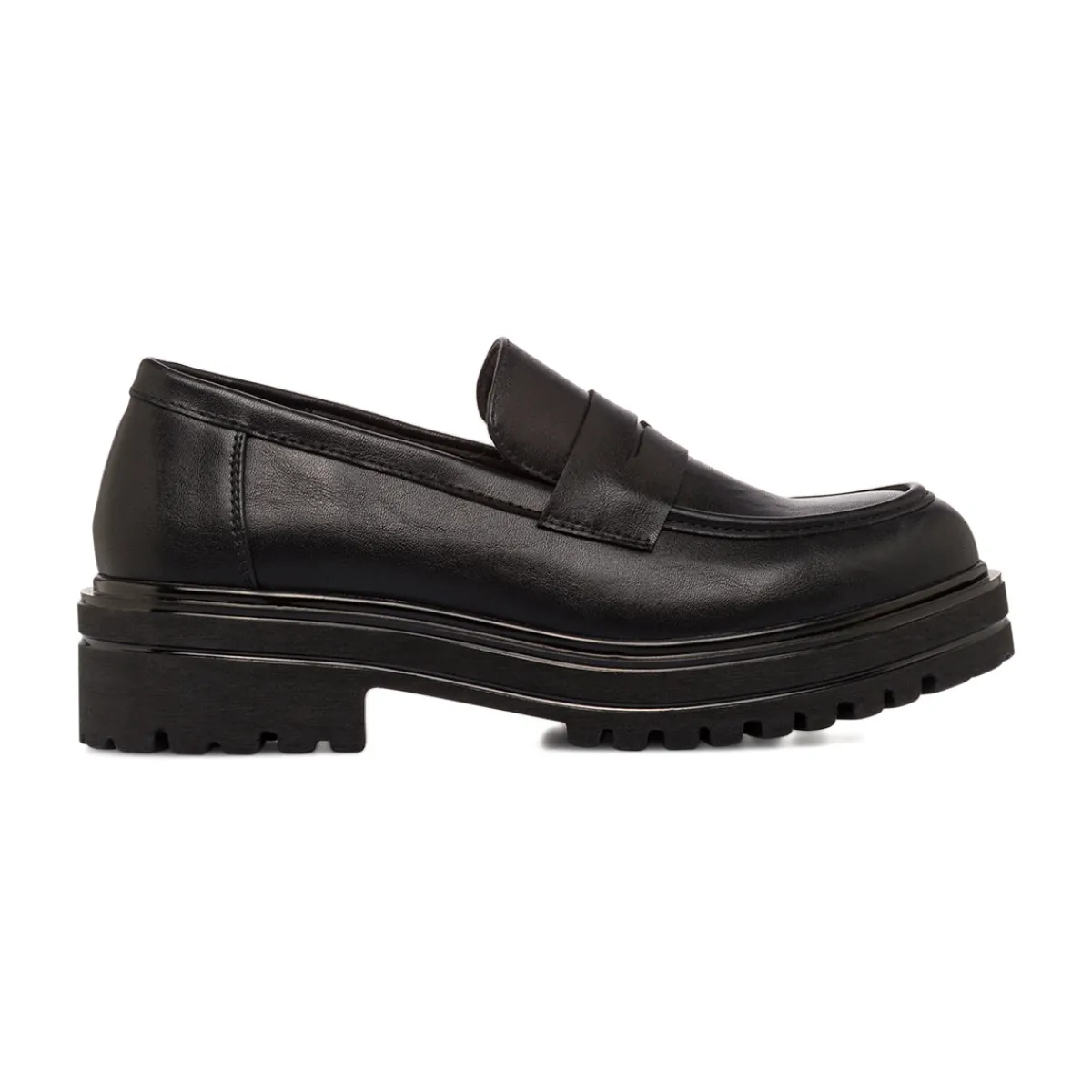 Mocassini penny loafer neri da Donna Donna Mocassini Donna