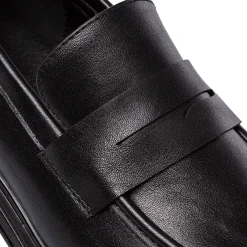 Mocassini penny loafer neri da Donna Donna Mocassini Donna