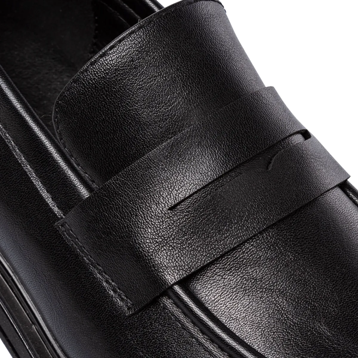 Mocassini penny loafer neri da Donna Donna Mocassini Donna