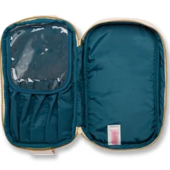 Online Necessaire bag bianco latte effetto plisse da donna Donna Beauty Case E Trousse