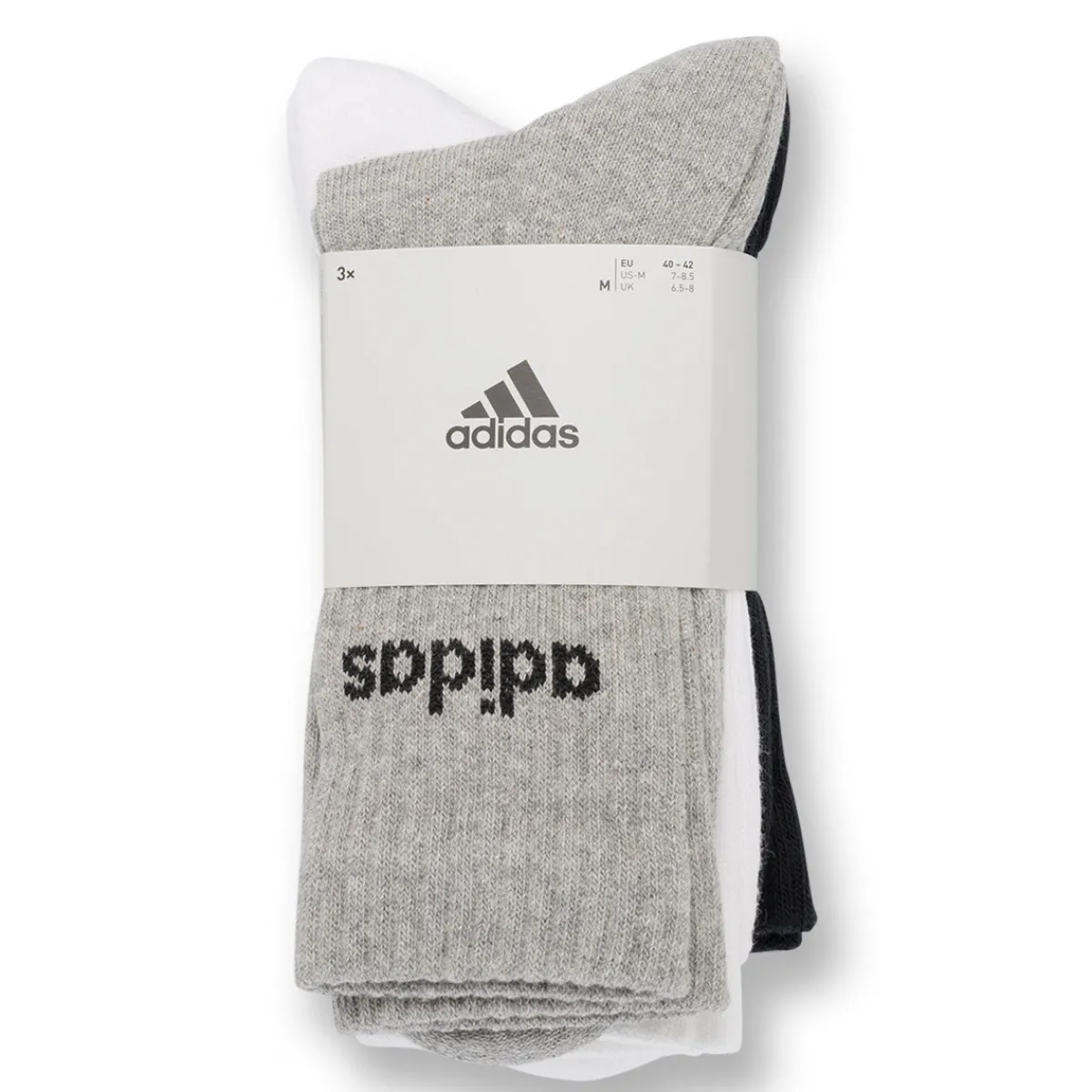 Pacco da 3 calzini neri, bianchi e grigi Thin Linear-Cut Donna Calzini Sportivi|Calzini Uomo