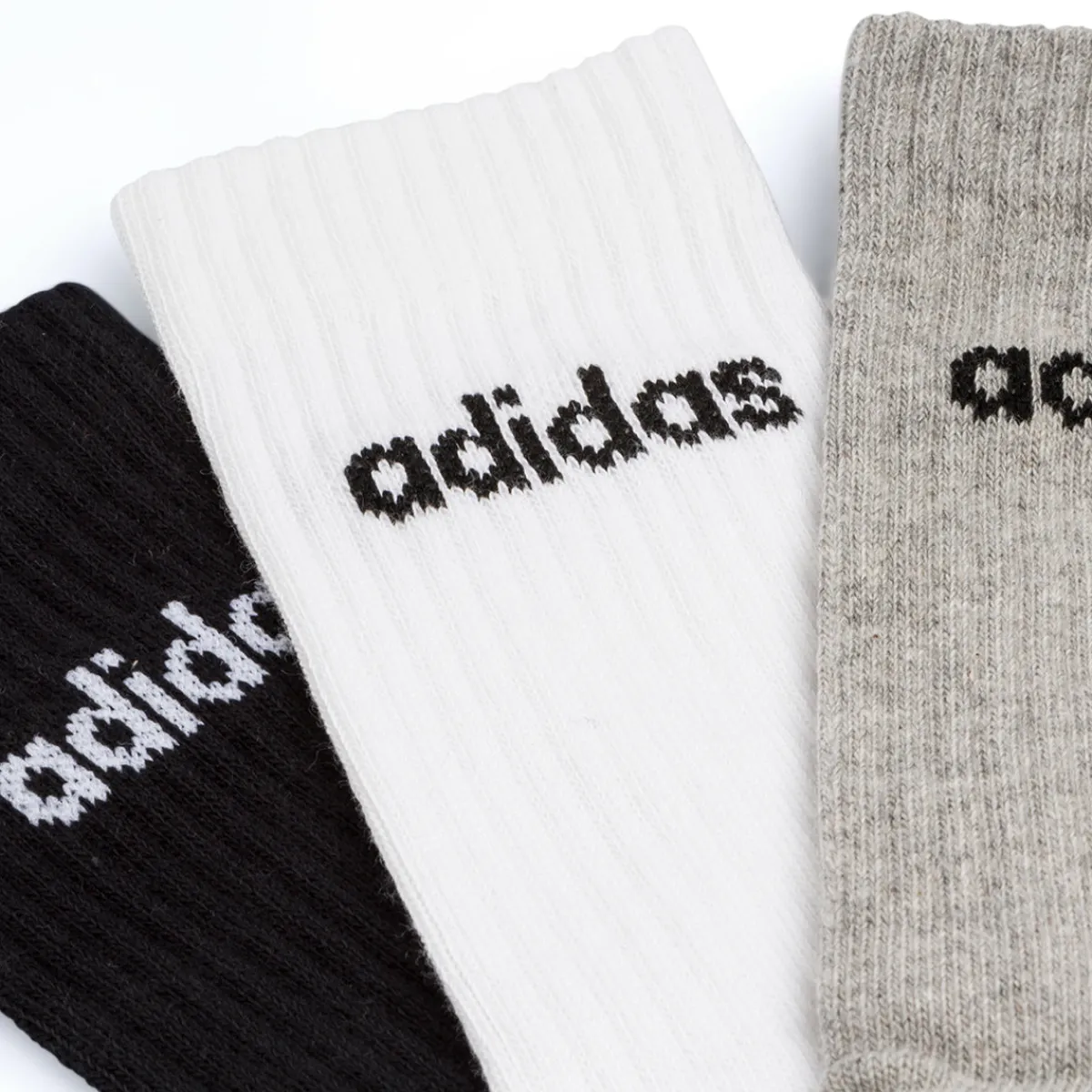 Pacco da 3 calzini neri, bianchi e grigi Thin Linear-Cut Donna Calzini Sportivi|Calzini Uomo