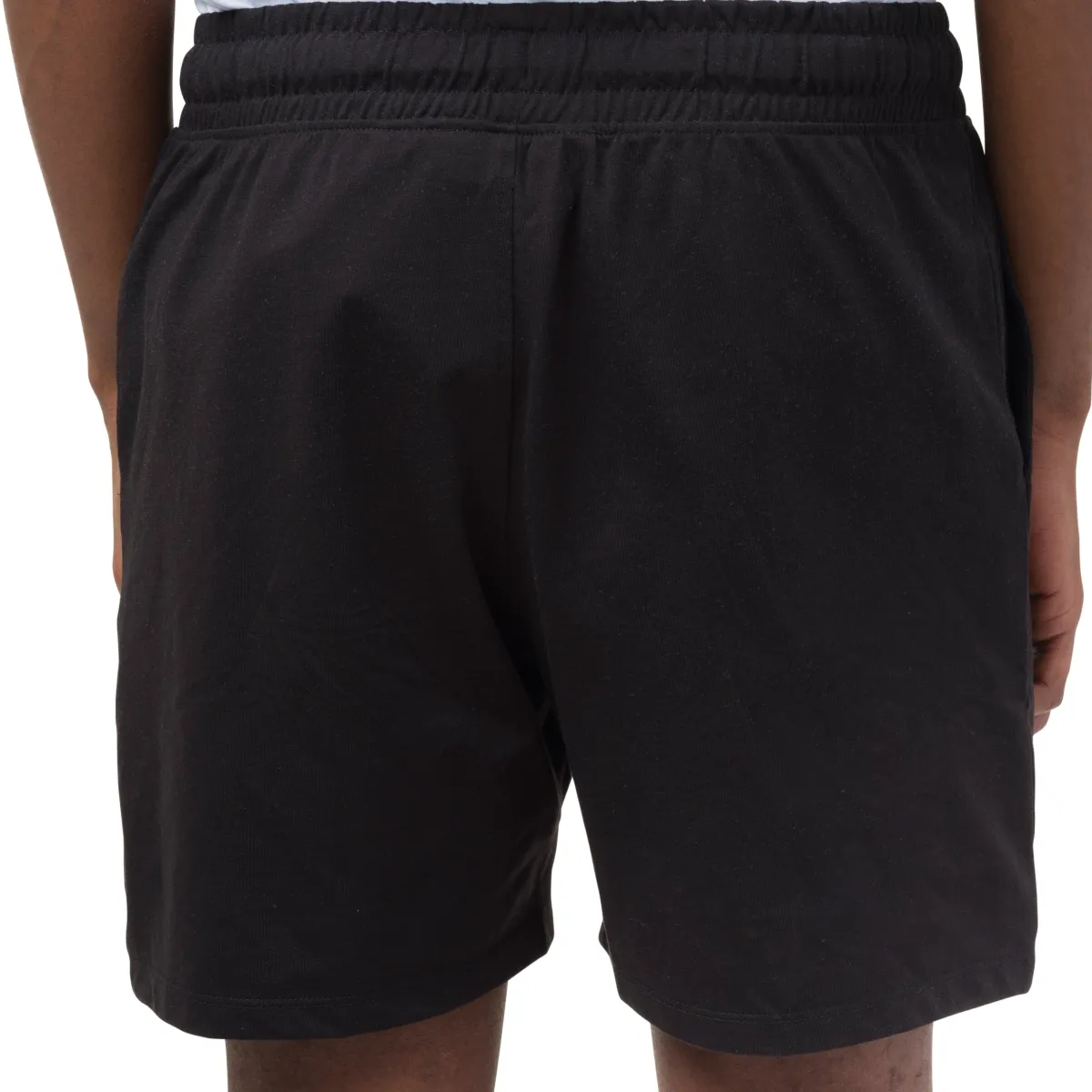 Pantaloncini corti sportivi in cotone neri da Uomo con logo Corse Uomo Jeans E Pantaloni Uomo