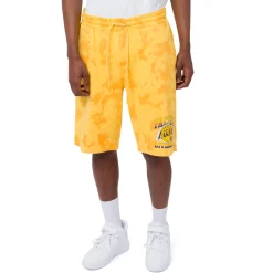 Best Pantaloncini corti sportivi da Uomo Gialli con stampa LA Lakers e Lebron James NBA Uomo Abbigliamento Nba|Jeans E Pantaloni Uomo