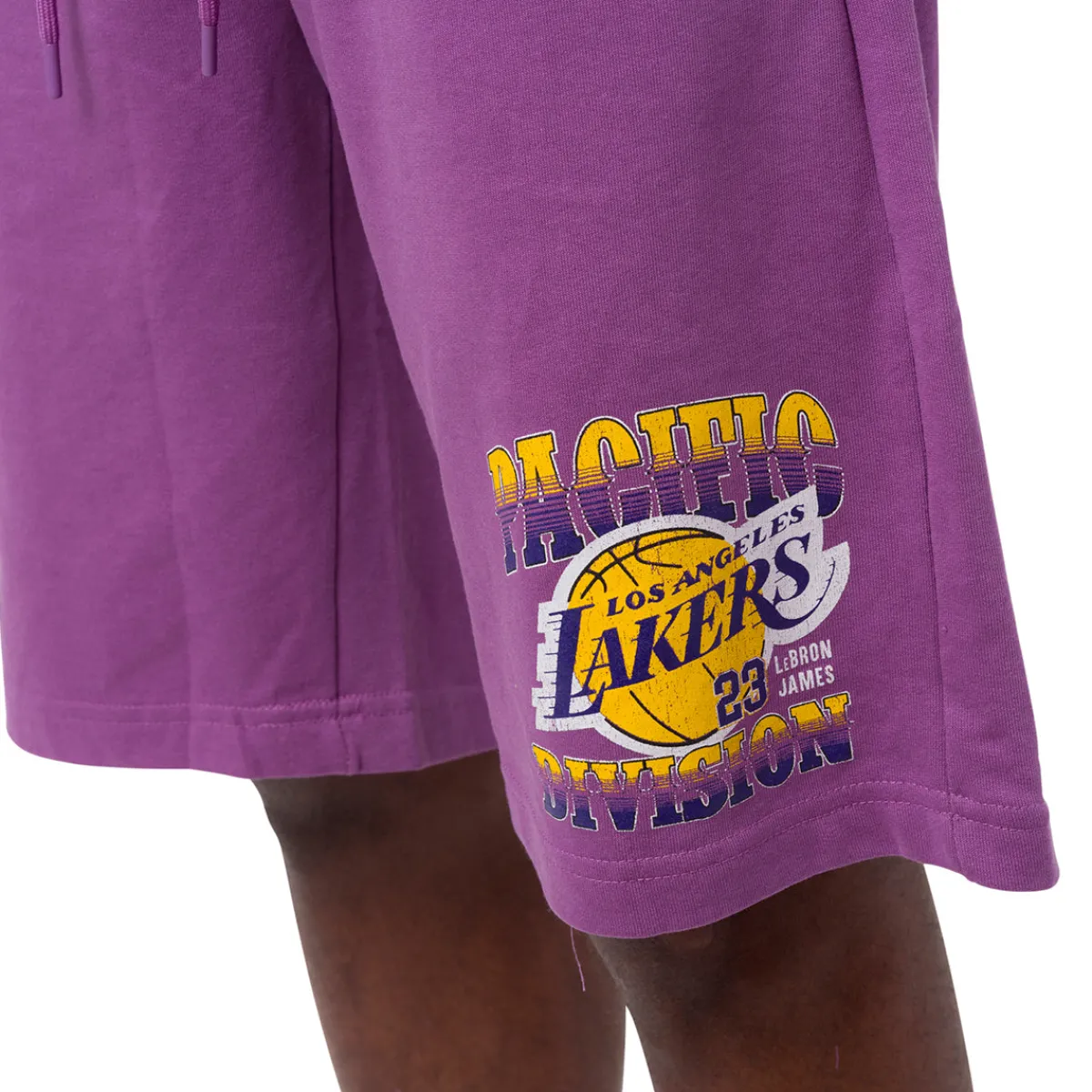 Hot Pantaloncini corti sportivi da Uomo Viola con stampa LA Lakers e Lebron James NBA Uomo Abbigliamento Nba|Jeans E Pantaloni Uomo