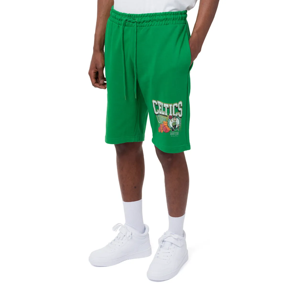 Pantaloncini corti sportivi da Uomo Verdi e Jayson Tatum NBA Uomo Abbigliamento Nba|Jeans E Pantaloni Uomo