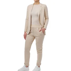 Online Pantaloni beige da completo da donna Donna Gonne E Pantaloni|Abbigliamento Moda Donna