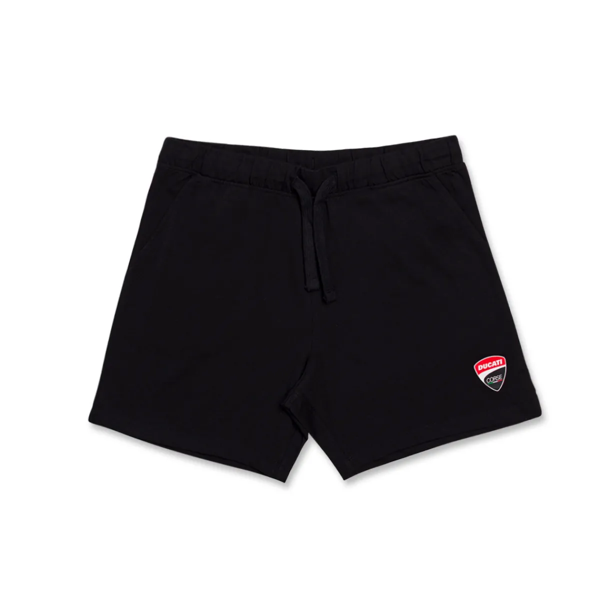 Clearance Pantaloni corti neri da bambino e ragazzo con logo Corse Bambino Pantaloni Bambino