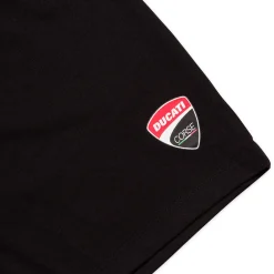 Clearance Pantaloni corti neri da bambino e ragazzo con logo Corse Bambino Pantaloni Bambino