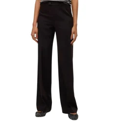 Pantaloni dritti neri stile sartoriale da Donna Donna Gonne E Pantaloni|Abbigliamento Moda Donna