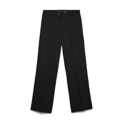 Pantaloni dritti neri stile sartoriale da Donna Donna Gonne E Pantaloni|Abbigliamento Moda Donna