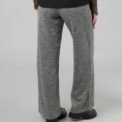 Discount Pantaloni in tessuto morbido ampi grigio chiaro da Donna Donna Gonne E Pantaloni|Abbigliamento Moda Donna