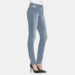Sale Pantaloni jeans elasticizzati da donna con trattamento all'aloe 767 Donna Gonne E Pantaloni|Abbigliamento Moda Donna