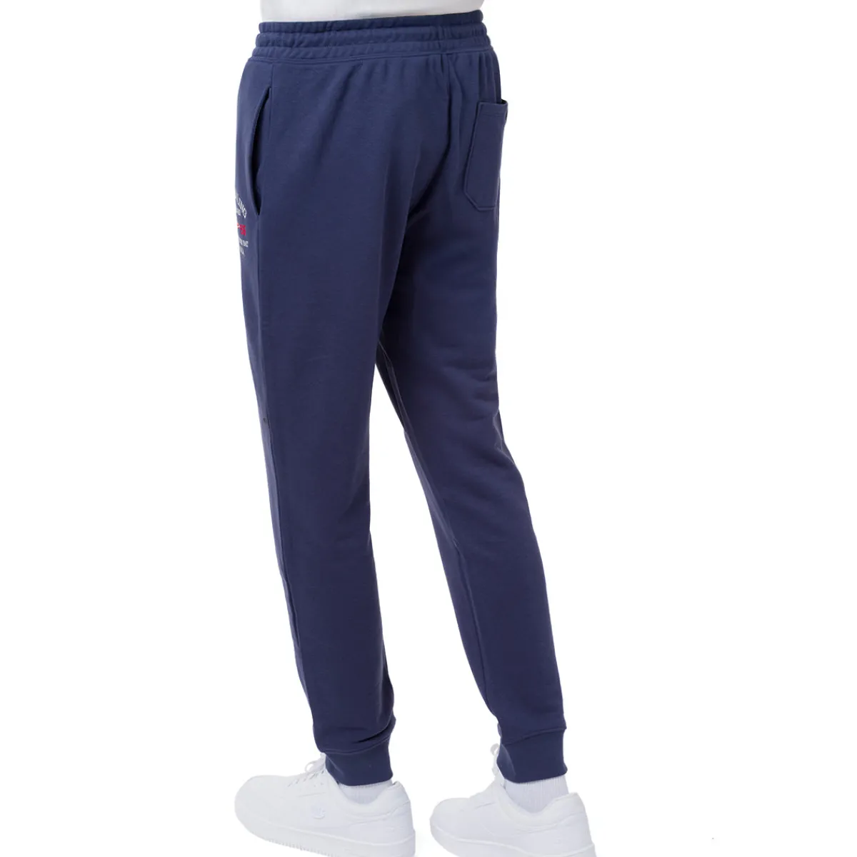 New Pantaloni Jogger da Uomo Blu con Stampa e Vita Elasticizzata Uomo Abbigliamento Canada Trail|Jeans E Pantaloni Uomo