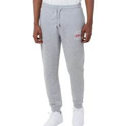 New Pantaloni Jogger da Uomo Grigi con Stampa e Vita Elasticizzata Uomo Abbigliamento Canada Trail|Jeans E Pantaloni Uomo