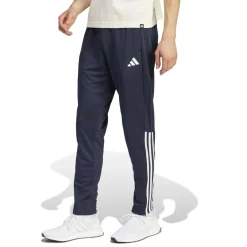 Hot Pantaloni joggers blu da uomo con strisce bianche Sereno Uomo Abbigliamento Adidas|Jeans E Pantaloni Uomo