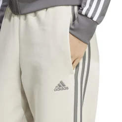 Discount Pantaloni joggers da donna bianchi con logo Donna Abbigliamento Adidas|Gonne E Pantaloni