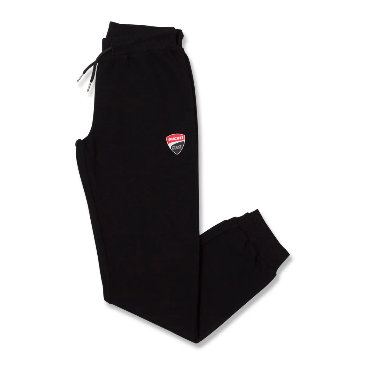 Clearance Pantaloni joggers neri da bambino con badge Corse Bambino Pantaloni Bambino