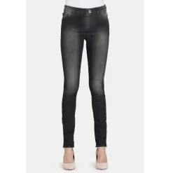 New Pantaloni Legg-jeans neri da donna con trattamento all'aloe 767 Donna Gonne E Pantaloni|Abbigliamento Moda Donna