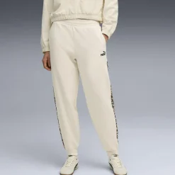 Best Pantaloni sportivi bianco off-white da Donna e inserti leopardati Donna Abbigliamento Puma|Gonne E Pantaloni