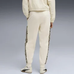 Best Pantaloni sportivi bianco off-white da Donna e inserti leopardati Donna Abbigliamento Puma|Gonne E Pantaloni