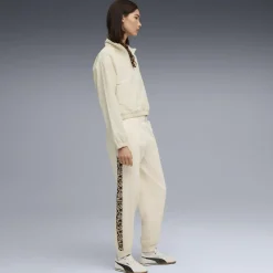 Best Pantaloni sportivi bianco off-white da Donna e inserti leopardati Donna Abbigliamento Puma|Gonne E Pantaloni