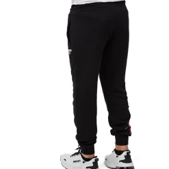 Discount Pantaloni sportivi da uomo neri con logo Uomo Jeans E Pantaloni Uomo|Abbigliamento Sportivo Uomo