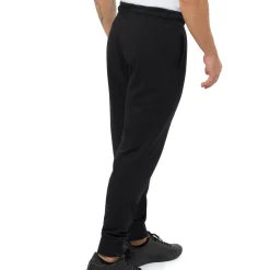 Hot Pantaloni sportivi in felpa da Uomo neri con tasche e logo Corse Uomo Felpe Uomo|Abbigliamento Sportivo Uomo