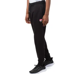 New Pantaloni sportivi neri da Uomo con logo e vita elasticizzata Corse Uomo Jeans E Pantaloni Uomo|Abbigliamento Sportivo Uomo