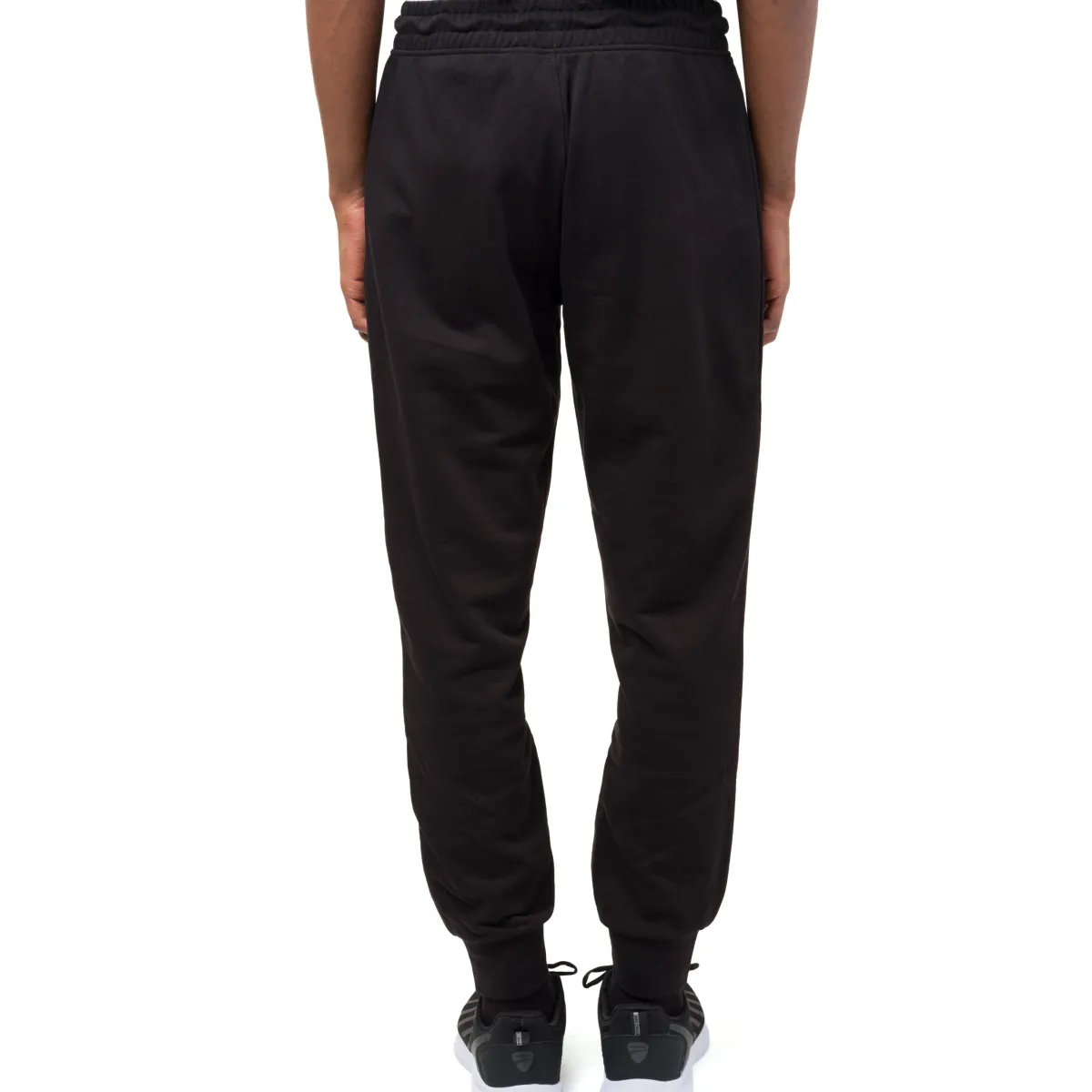 New Pantaloni sportivi neri da Uomo con logo e vita elasticizzata Corse Uomo Jeans E Pantaloni Uomo|Abbigliamento Sportivo Uomo