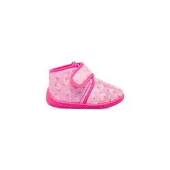 Sale Pantofole antiscivolo da bambina rosa con fantasia unicorno Bambino Scarpe Con Strappo Bambina|Primi Passi Bambina