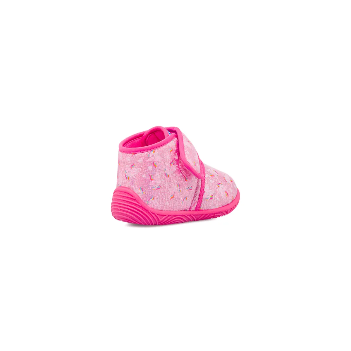 Sale Pantofole antiscivolo da bambina rosa con fantasia unicorno Bambino Scarpe Con Strappo Bambina|Primi Passi Bambina