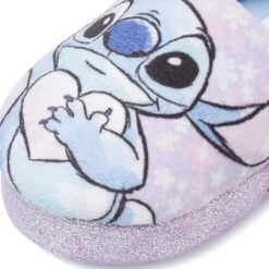 Pantofole Antiscivolo lilla da Bambina con glitter Bambino Ciabatte Bambina