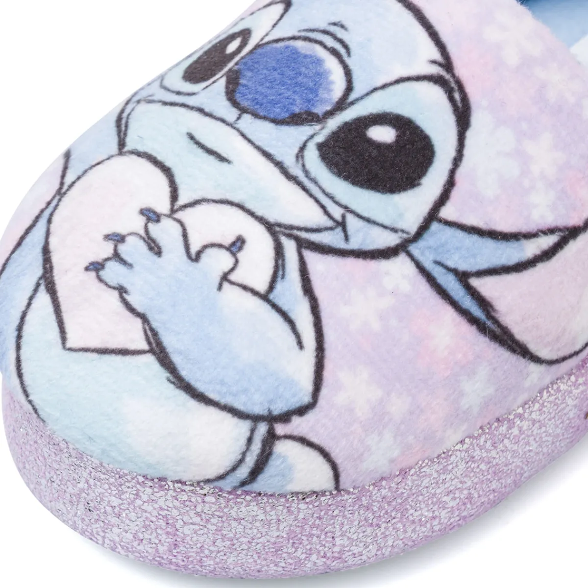 Pantofole Antiscivolo lilla da Bambina con glitter Bambino Ciabatte Bambina