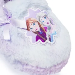 Outlet Pantofole Antiscivolo lilla da Bambina con Anna e Elsa Bambino Ciabatte Bambina