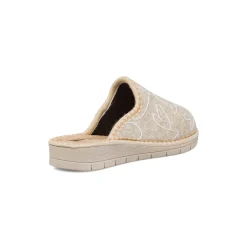 Online Pantofole beige da Donna con cuoricini Donna Ciabatte Donna