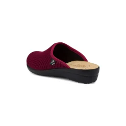 Discount Pantofole bordeaux da donna con sottopiede anti-shock in pelle Donna Ciabatte Donna