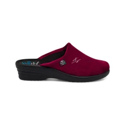 Pantofole bordeaux da donna con sottopiede anatomico Donna Ciabatte Donna