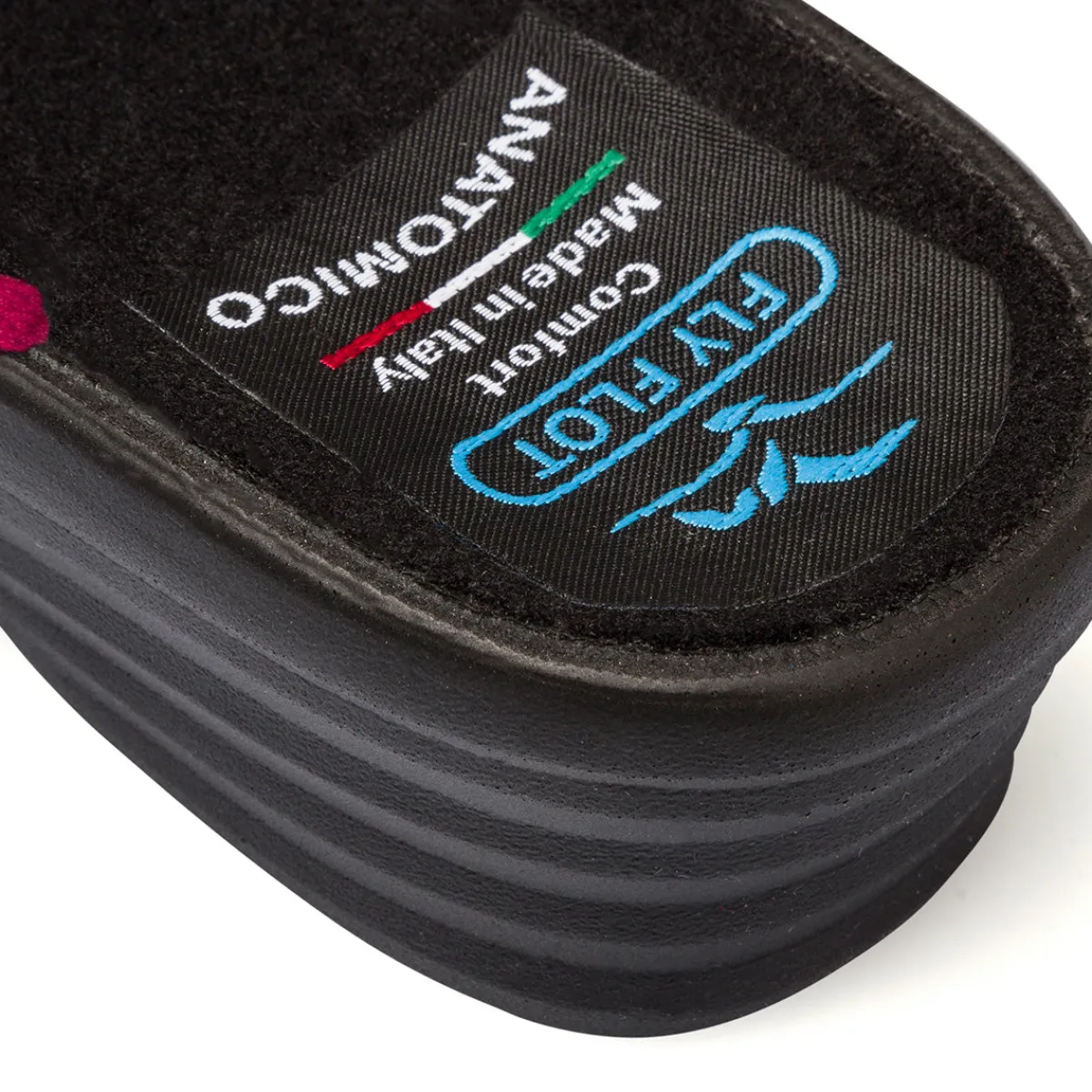 Pantofole bordeaux da donna con sottopiede anatomico Donna Ciabatte Donna