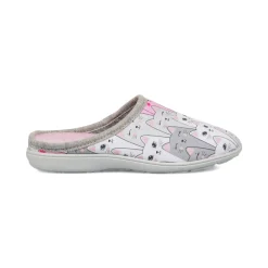 Outlet Pantofole con stampa gatti rosa e grigi da Donna Donna Ciabatte Donna