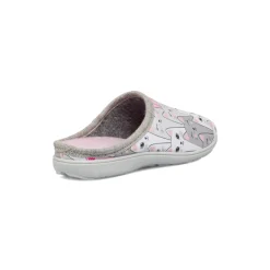 Outlet Pantofole con stampa gatti rosa e grigi da Donna Donna Ciabatte Donna