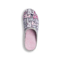 Online Pantofole da donna rosa e grigie con disegni gatti Donna Ciabatte Donna