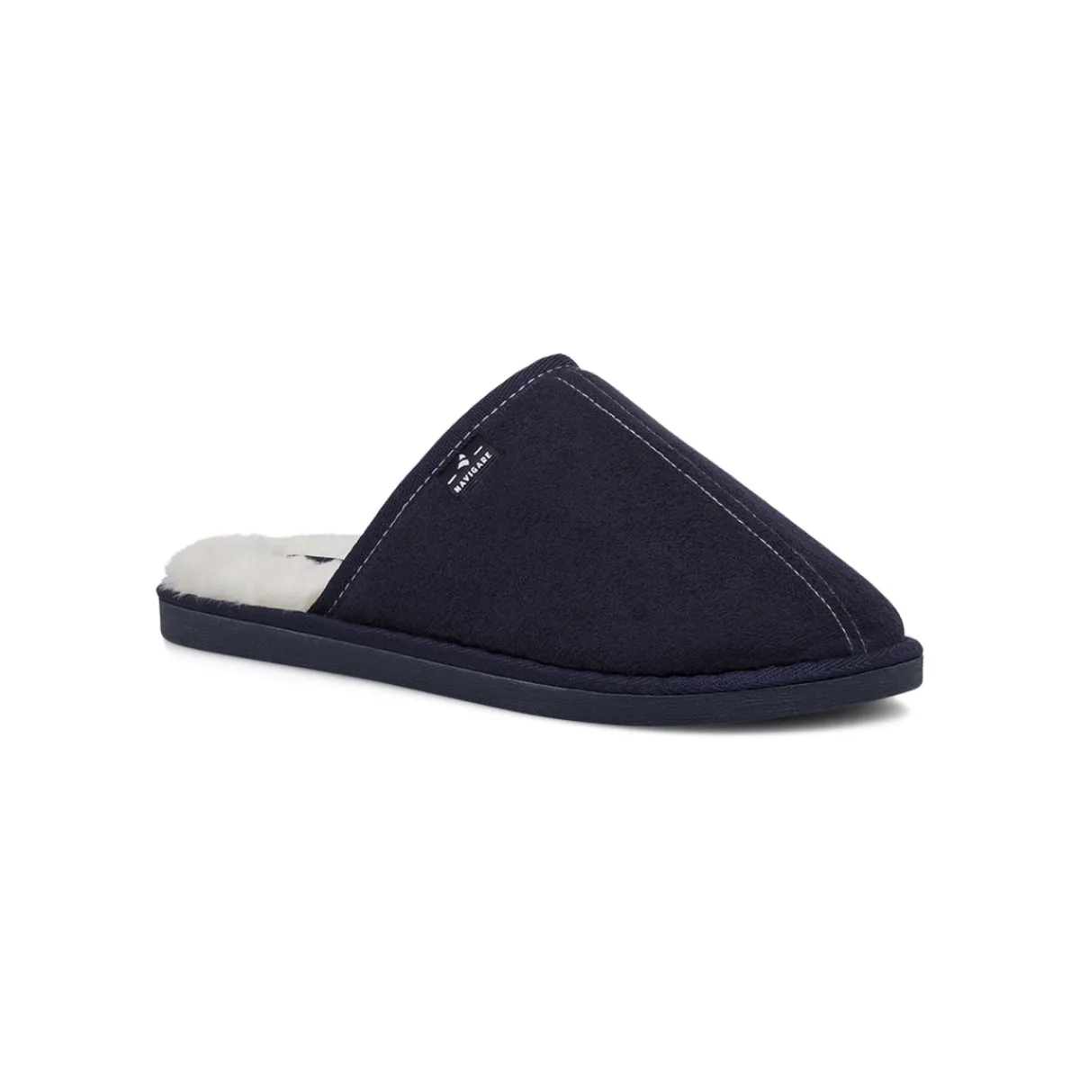 Outlet Pantofole da uomo blu con interno imbottito Uomo Ciabatte & Pantofole